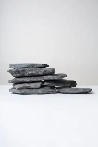 [100200BB SCMA] Pierres plattes pour muret - Plaquettes de schiste bleu foncé 100-200 BIG BAG